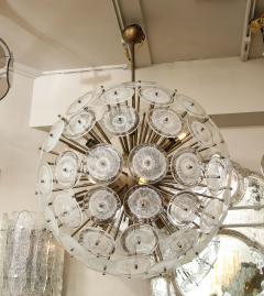  Venfield Custom Clear Bubble Murano Glass Disc Sputnik Chandelier - 2391589