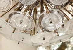  Venfield Custom Clear Bubble Murano Glass Disc Sputnik Chandelier - 2391593