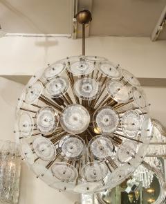  Venfield Custom Clear Bubble Murano Glass Disc Sputnik Chandelier - 2391594