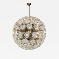  Venfield Custom Clear Bubble Murano Glass Disc Sputnik Chandelier - 2482911