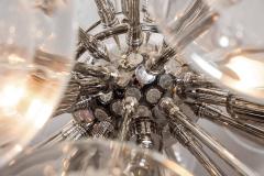  Venfield Custom Clear Bubble Murano Glass Disc Sputnik Chandelier - 4451252