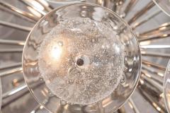  Venfield Custom Clear Bubble Murano Glass Disc Sputnik Chandelier - 4451253