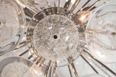  Venfield Custom Clear Bubble Murano Glass Disc Sputnik Chandelier - 4451254