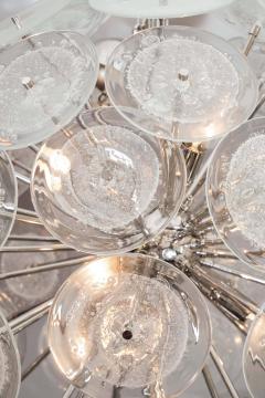  Venfield Custom Clear Bubble Murano Glass Disc Sputnik Chandelier - 4451276