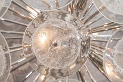  Venfield Custom Clear Bubble Murano Glass Disc Sputnik Chandelier - 4451278