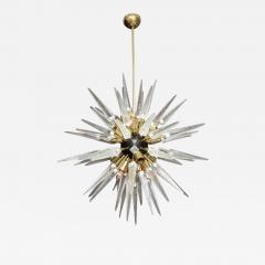  Venfield Custom Clear Murano Glass Spike Sputnik Chandelier - 3139764