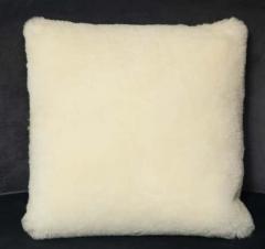  Venfield Custom Genuine Shearling Pillow in Cream Color - 3221998