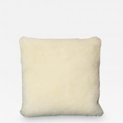  Venfield Custom Genuine Shearling Pillow in Cream Color - 3224620