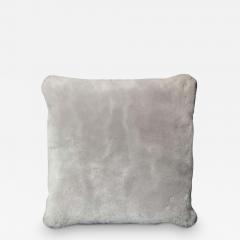  Venfield Custom Genuine Shearling Pillow in Platinum Color - 3143897