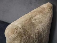  Venfield Custom Genuine Shearling Pillow in Taupe Color - 3157918