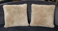  Venfield Custom Genuine Shearling Pillow in Taupe Color - 3157920