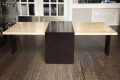  Venfield Custom Goatskin Two Tone Cocktail Table - 3129938