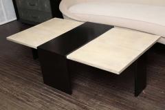  Venfield Custom Goatskin Two Tone Cocktail Table - 3129939