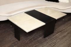  Venfield Custom Goatskin Two Tone Cocktail Table - 3129942