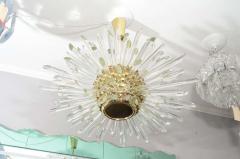  Venfield Custom Illuminating Glass Rod Sputnik Chandelier in Polished Brass - 2254002
