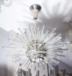  Venfield Custom Illuminating Glass Rod Sputnik Chandelier in Polished Nickel - 2253955