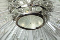  Venfield Custom Illuminating Glass Rod Sputnik Flush Mount in Polished Nickel - 2420627