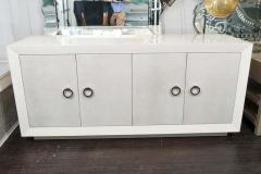  Venfield Custom Lacquered Sideboard with Faux Shagreen Doors - 3118672