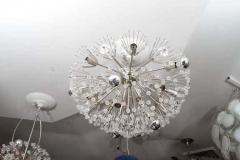  Venfield Custom Large Austrian Snowflake Crystal Flush Mount - 3166530