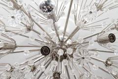  Venfield Custom Large Austrian Snowflake Crystal Flush Mount - 3166533