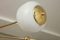  Venfield Custom Milk Glass Globe Sputnik Flush Mount Chandelier - 3140582