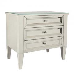  Venfield Custom Mirrored Neoclassical Style 3 Drawer Chest - 3233980