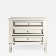  Venfield Custom Mirrored Neoclassical Style 3 Drawer Chest - 3241564