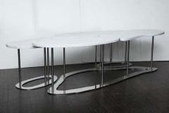  Venfield Custom Organic Free Form Marble Cocktail Table - 3140610