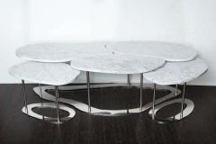 Venfield Custom Organic Free Form Marble Cocktail Table - 3140663