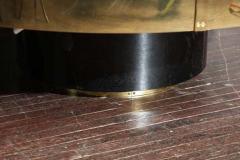  Venfield Custom Spectacular Round Etched Brass Cocktail Table with Agate Stone - 3137601