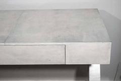  Venfield Custom Storm Gray Parchment Z Desk - 3127659