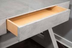  Venfield Custom Storm Gray Parchment Z Desk - 3127660