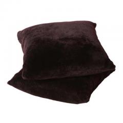  Venfield Double Sided Merino Short Hair Shearling Pillow in Deep Plum Color - 3222280