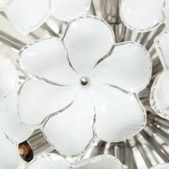 Venfield Elegant Murano Glass Flower Sputnik Style Chandelier - 2694495