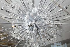  Venfield Glamorous Custom Austrian Crystal and Polished Nickel Spiked Sputnik Chandelier - 3130002