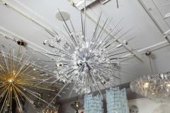  Venfield Glamorous Custom Austrian Crystal and Polished Nickel Spiked Sputnik Chandelier - 3130003
