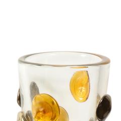  Venfield Hand Blown Murano Glass Vase with Amber Gold Glass Dot Design 2022 - 2534706