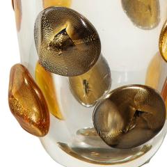  Venfield Hand Blown Murano Glass Vase with Amber Gold Glass Dot Design 2022 - 2534709