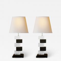  Venfield Hand Crafted Pair of Murano Glass Block Table Lamps 2022 - 2680271