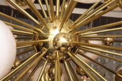  Venfield Italian Milk Glass and Brass Sputnik - 3131089
