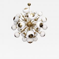  Venfield Italian Milk Glass and Brass Sputnik - 3135055