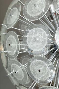  Venfield Large Clear Bubble Murano Glass Disc Sputnik Chandelier - 3140295