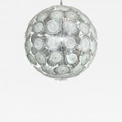  Venfield Large Clear Bubble Murano Glass Disc Sputnik Chandelier - 3143884