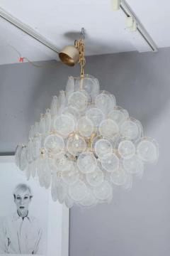  Venfield Large Pagoda Style Pulegoso Glass Disc Chandelier - 3140229