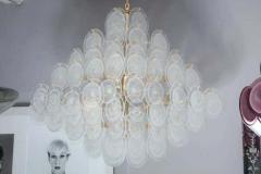  Venfield Large Pagoda Style Pulegoso Glass Disc Chandelier - 3140232