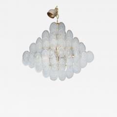  Venfield Large Pagoda Style Pulegoso Glass Disc Chandelier - 3143882