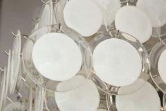  Venfield Large Pagoda Style White Glass Disc Chandelier - 3135264