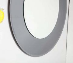  Venfield Large Round Beveled Mirror with Smoke Glass Border - 3139771