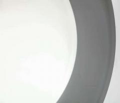 Venfield Large Round Beveled Mirror with Smoke Glass Border - 3139772