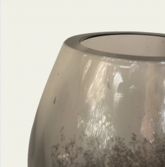  Venfield Medium Murano Pulegoso Smoke Glass Vase - 4288804